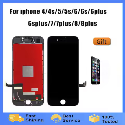 LCD For Iphone 4 5 6 6S Display Touch Screen Digitizer Assembly For Iphone 6 7 8Plus LCD Replacement