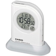 CASIO (Casio) alarm clock radio wave digital wave ceptor flashlight function temperature calendar display white 10.3 × 7.2 × 2.4 cm DQD-410J-7JF