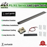 LED Light Strip for Bambu Lab P1S/P1P/X1C/X1E 5V 0.3A Magnetic Install Screen Control