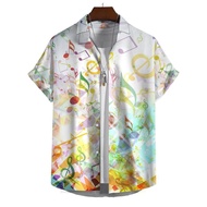 Mens shirt for Men Clothing Summer Casual short-sleeve shirt Hawaiian shirt Outdoors Street wear 59a