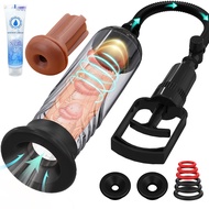 Penis Vacuum Pump, Manual Penis Enlarger Enlargement Extend Pump Air Pressure Device, Adult Male Sex