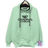 jaket hoodie cardinal casual pria wanita jumbo