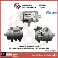 [🔥ORIGINAL/ NEW/ RECOND] COMPRESSOR TOYOTA UNSER, HILUX LN166 (1A) 10PA15C 12V AIRCOND COMPRESSOR