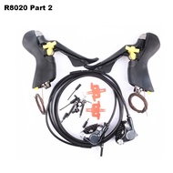 Shimano Ultegra R8020 Shifter R8070 Hydraulic Disc Brake Groupset 2x11 Speed R8000 Crankset Cassette