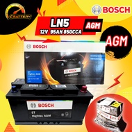 LN5 AGM Bosch ST Hightec NEW packaging LN5 EFB AGM | DIN100 Battery for Audi A5 8T3 Audi A5 Sportbac