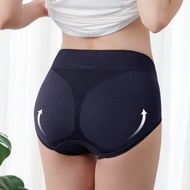 Pink Lady 5色-台灣製無縫 竹炭珍珠纖維 吸濕排汗 提臀高腰內褲