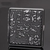 Kotak Rokok TR Kulit Motif Abstrak Isi 20 Batang - Hitam / Kotak Roko Unik / Kotak Roko Keren / Kota