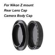 1set lens cap For Nikon Z mount Lens Rear Cap / Camera Body Cap Plastic Black Lens Cover For Z5 Z6 Z7 Z6II Z7II Z9 Z30 Z50 ZFC etc.with words