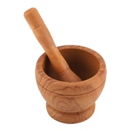 【CC】✵☂  Plastic Manual Garlic Grinder Spices Mortar Pestle Set Grinding Bowl for Restaurant