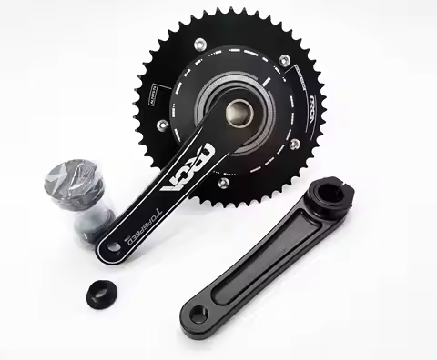 Track Bikes Chainset Speedometer Crankset Fixie Fixed Gear Single Speed Bike Track Bicycle 48T Chain