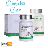 Obat Luka Diabetes Basah / Paket Diabetes Diacont & Shutang & Obat Tabur Chitin Chitosan 100 kps /