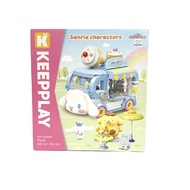 KEEPPLEY ตัวต่อ Cinnamoroll & PompompurinS Ice-Cream Truck