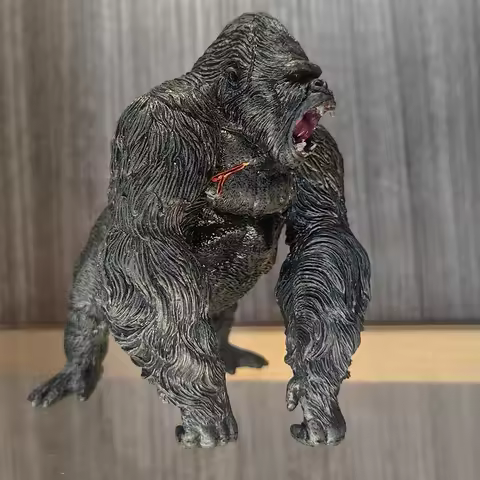 Solid gorilla ornament, statue ornament, home decor, living room, bedroom decoration ornament orname