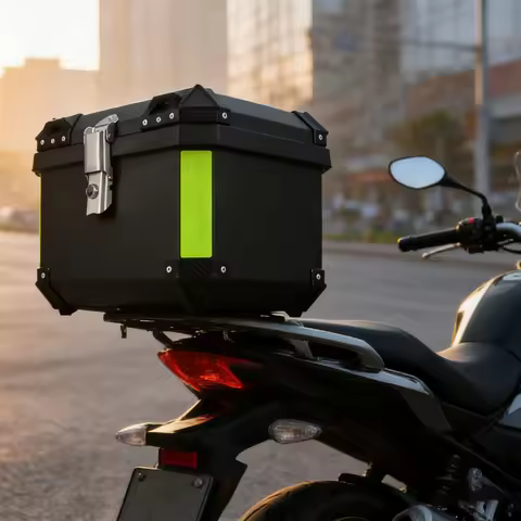 Universal 45L 57L Waterproof Motorcycle Top Box Tail Box Rear Luggage Items Trunk Storage Case Motor