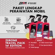 Zerone Japan Paket Travel Pack 1st Edition Pembersih dan Perawatan Mobil Lengkap - Interior Cleaner 