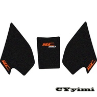 For 390RC RC390 RC 390 Orange New Motorcycle Fuel Tank Pad Non-Slip Protector Sticker Side Traction 