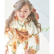 [Summer colored sunflowers (kids)] 2025 Kids Yukata