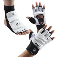 【SALES】 Taekwondo Gloves Karate Sparring Gear Hand Leg Protector Set Shin Guard Knee Warmer Women Palm Boxing Foot Shoes MMA Adult Kids