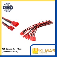 JST Connector Plug Male & Female Cable