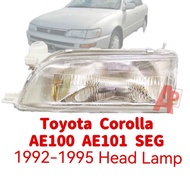 Toyota Corolla AE100 AE101 EE100 EE101 SEG Head Lamp Headlight 1992 - 1995 New Left Passenger and Ri