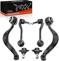 Frankberg 6x Suspension Arm Set Front Left Right Compatible with X5 E53 3.0d 3.0i 4.4i 4.6is 4.8is 2