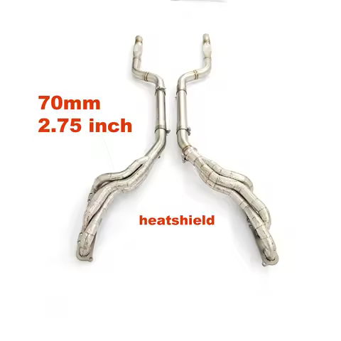 CSZ Quick Delivery C63 Manifold For Mercedes-Benz C63 W204 AMG 6.2L Headers Free Flow SS304 Manifold