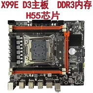 X99E3-DDR3 2011-3 Papan Induk Baharu Sokongan Desktop Pelayan ECC E5 2666 2678V3