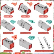 140Pcs Deutsch DT Series Waterproof Wire Connector Kit DT06-2/3/4/6S DT04-2/3/4/6P Automotive Sealed