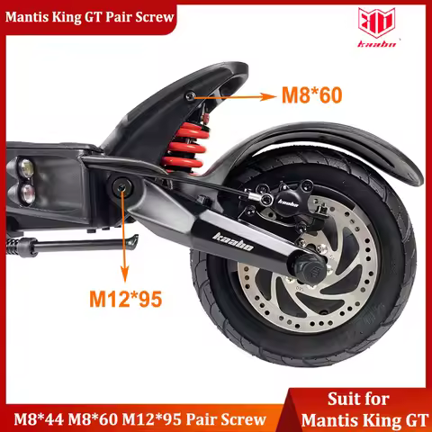 Original Kaabo Mantis King GT M8*44 M8*60 M12*95 Pair Screws for Swing Arm Fixing Suspension Spring 