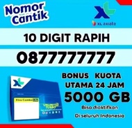 Kartu Perdana XL  4G/5G Nomor Cantik 10 Digit Extra kuota 75 GB Berlaku di seluruh Wilayah Indonesia