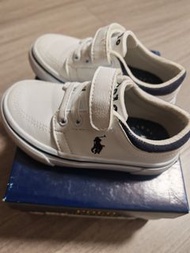 Polo Ralph Lauren 白色海軍藍 兒童 鞋