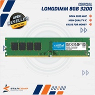 LONGDIM CRUCIAL 8GB DDR4 3200 RAM PC