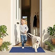 WochiTV Non Slip Drainage Mats, Front Door Mat, PVC Pool Floor Mat 0.2'' Thick Rubber Outdoor Indoor