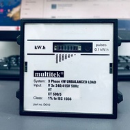 [READY STOCK] MULTITEK M600-WM4 3 PHASE 3 WIRE KILOWATT HOUR METER