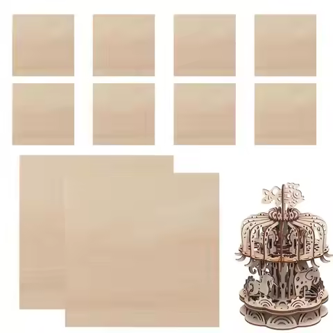 10 Pcs Basswood Sheet 3mm Plywood Wood Sheet For Laser Cutting Engraving Wood Burning Crafting 200/3