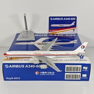 YY Wings 1: 400 China Oriental Airlines A340-600 B-6052 Alloy Aircraft Model
