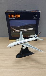 1:400 Singapore Airlines Boeing 777-200 JUBLIEE 新加坡航空 機上版 波音 B777-200 飛機模型