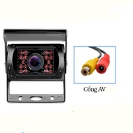 12-24V Truck Mount Waterproof Reverse Camera AV/GX12 4P Port