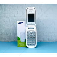 Original Samsung E1272 Flip Phone Keypad Phone GSM 2G Keypad Cellphone Button Dual SIM Basic Phone
