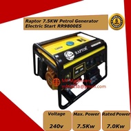 Raptor 7.5KW Petrol Generator Electric Start RR9800ES