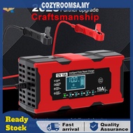 12V 10A Car Battery Charger Moto Battery Charger for Lead-Acid AGM GEL Batteries