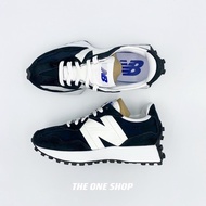 New Balance New Balance NB 327 MS327FR1 Black and White Large N Retro Time Jogging Shoes Sneakers