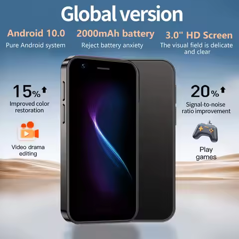 Smartphone SOYES XS16-3-inch 4G Android Mini Phone | Dual Card Unlock | 2+16GB/3+64GB Memory | Play 