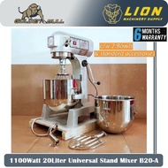 Golden Bull 1100Watt 20Liter Universal Stand Mixer B20-A - Commercial Use - Included 2 Bowls - 6 Months Local Warranty -