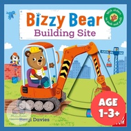 (Building Site) Bizzy Bear Interactive Board Book Interactive Pull Push Turn English Books Early Tod