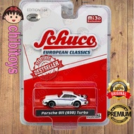 SCHUCO PORSCHE 911 (930) TURBO WHITE - GT2 RS RWB LBWK MINISCALE DIECAST MINI GT