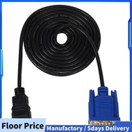 HDTV  Gold Male To VGA HD-15 Male 15Pin Adapter Cable 6FT 1.8M 1080P