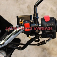 SAKLAR LAMPU MOTOR ON OFF SWITCH UNIVERSAL SAKLAR STANG MOTOR 2 TOMBOL / SAKLAR UNIVERSAL MOTOR / To