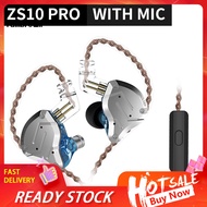  KZ-ZS10Pro Double Dynamic Unit In-ear Stereo Sound Wired Phone Gaming Earphones