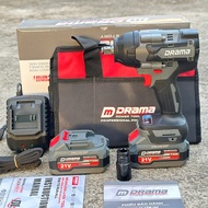 Máy Siết Bulong Drama Xám Mod.5598 Lực Siết 800N.m Đầu 1/2 Đặc Bảo Hành 6 Tháng